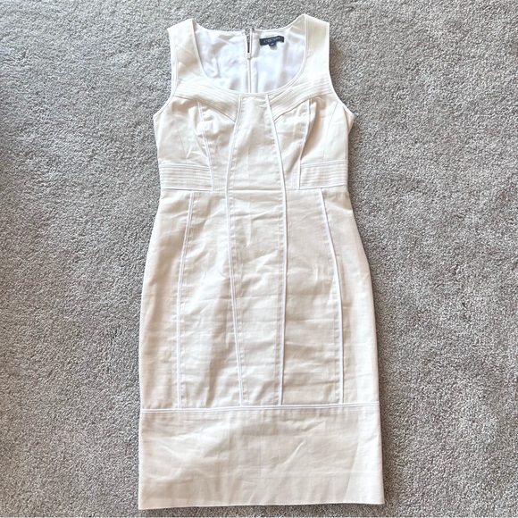Etcetera - Women’s (00) Beige Bandage BodyCon Panel Dress - Picture 1 of 4